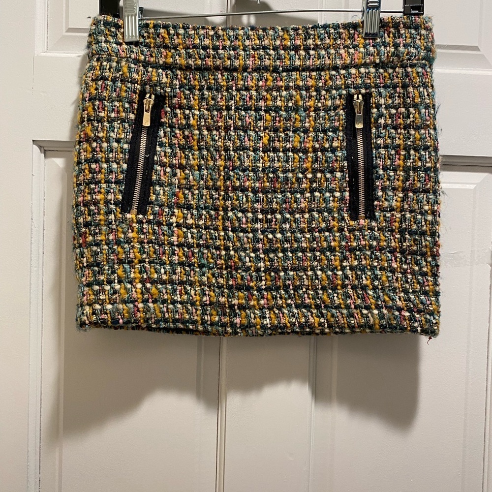 J.Crew Multicolor Tweed Skirt